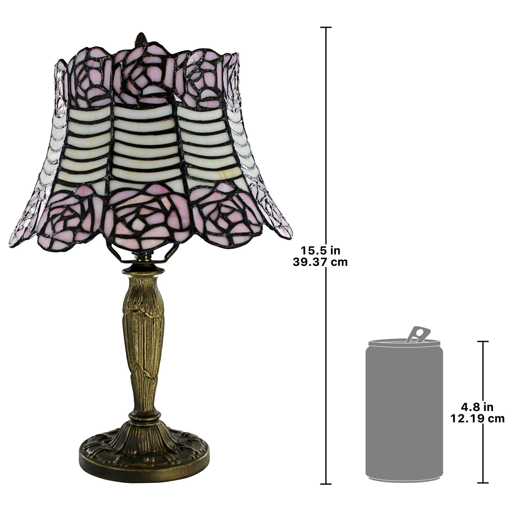 Toscano - Parisian Folies Tiffany-Style Lamp in Stained Glass