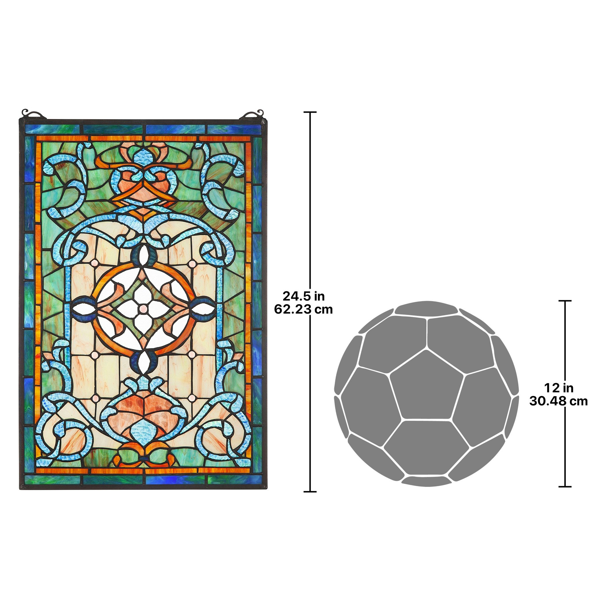 Toscano - Garnier Tiffany-Style Stained Glass Window