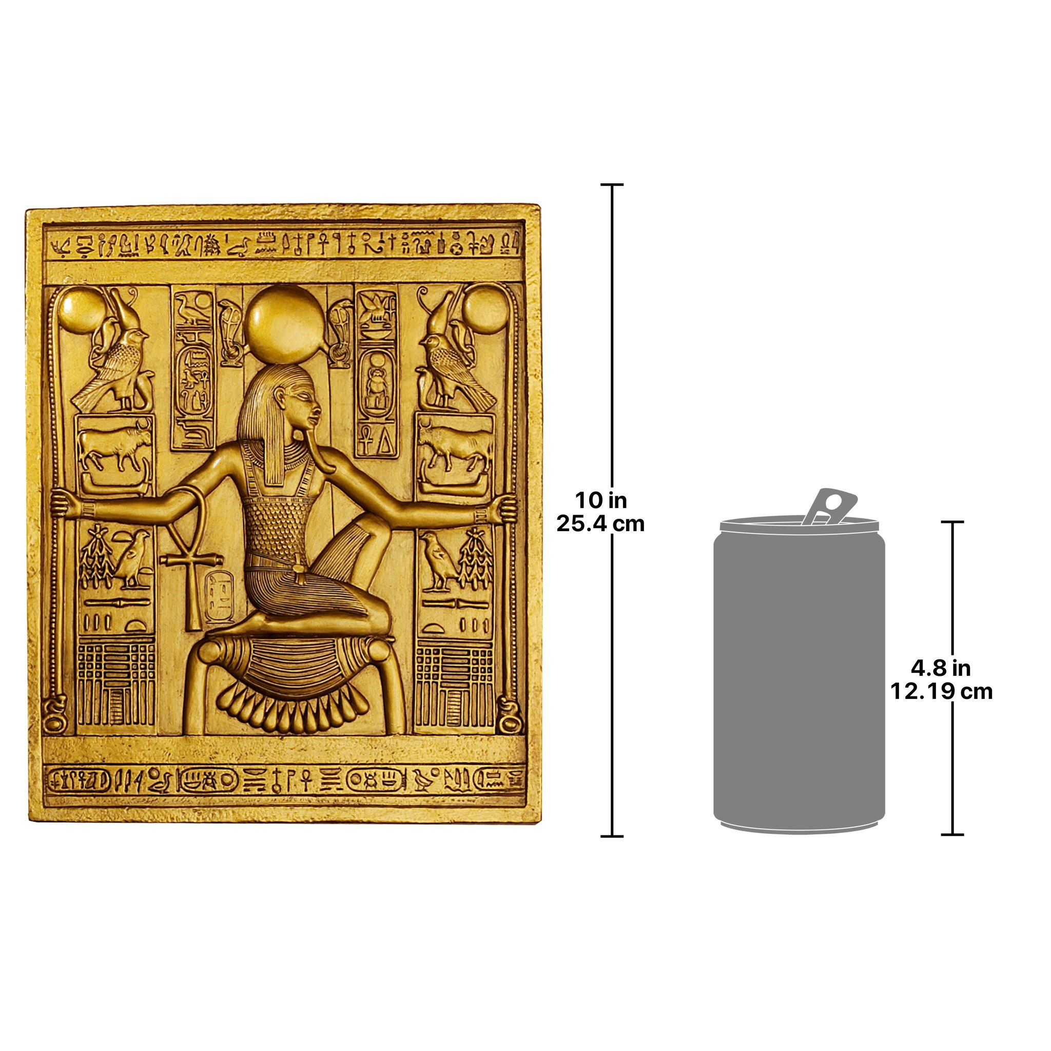 Toscano Egyptian Temple Stele Wall Plaque - Tutankhamen