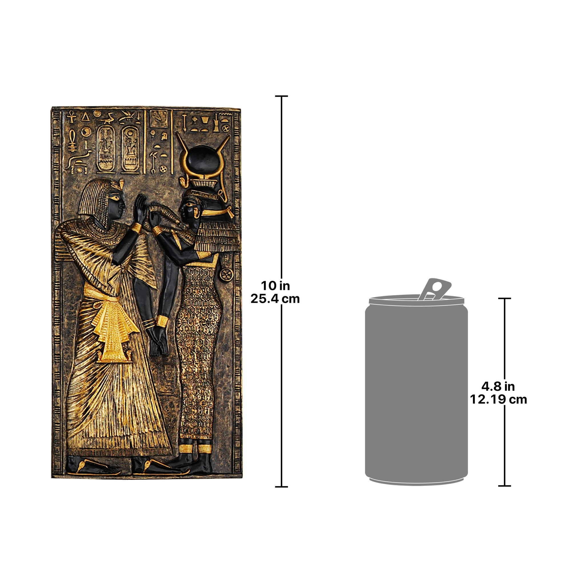 Toscano Egyptian Temple Stele Wall Plaque - Isis