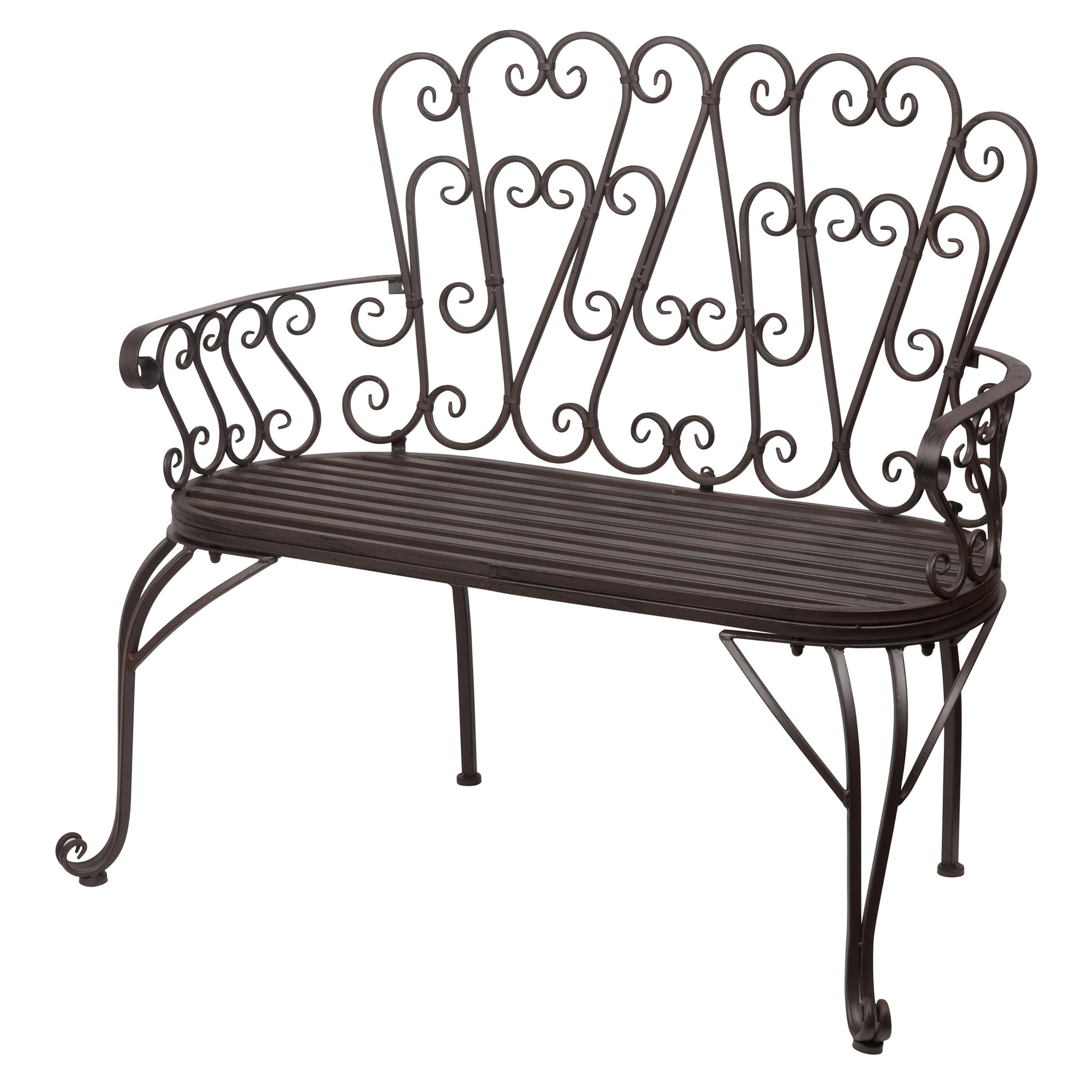 Toscano - French Quarter Garden Bench in Steel