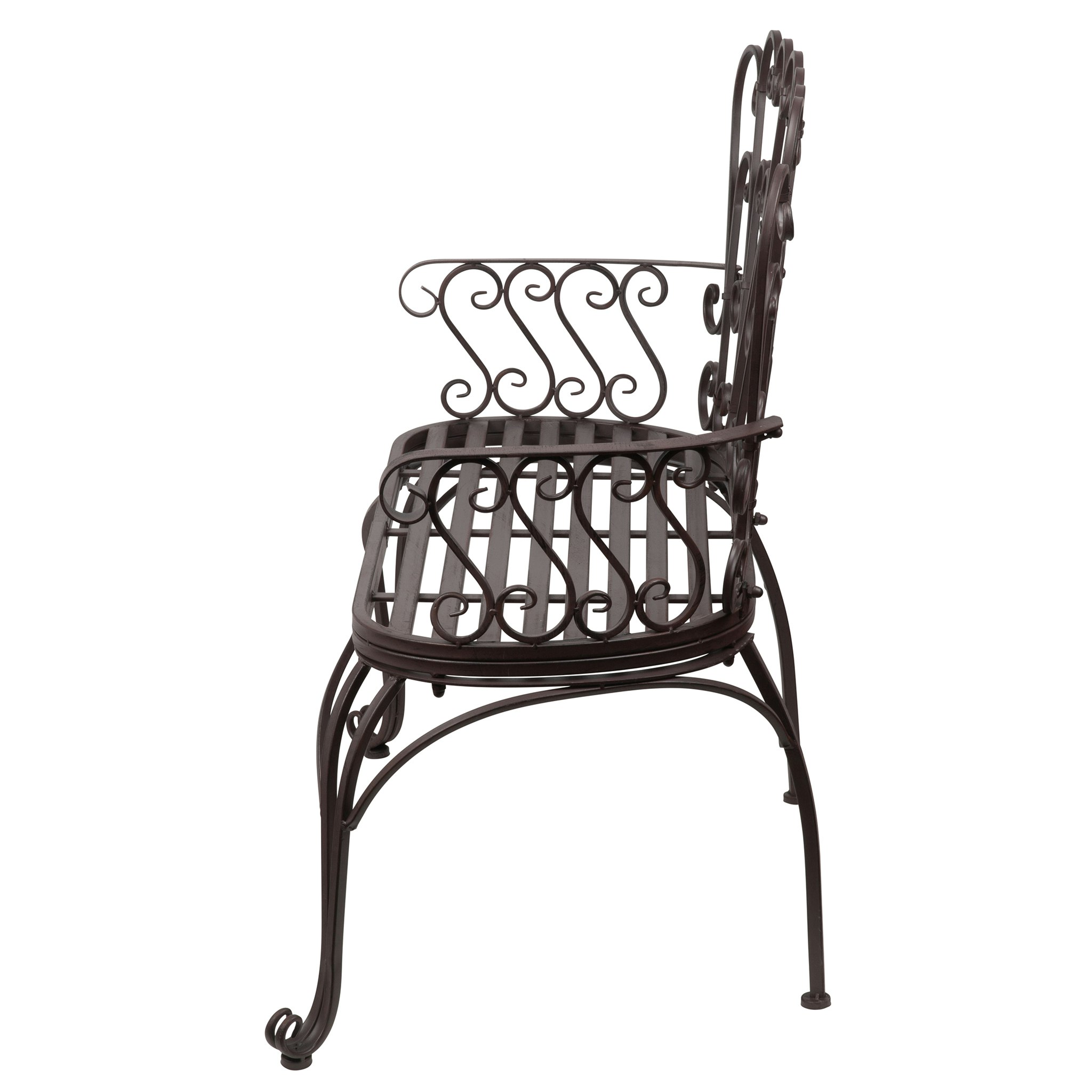 Toscano - French Quarter Garden Bench in Steel