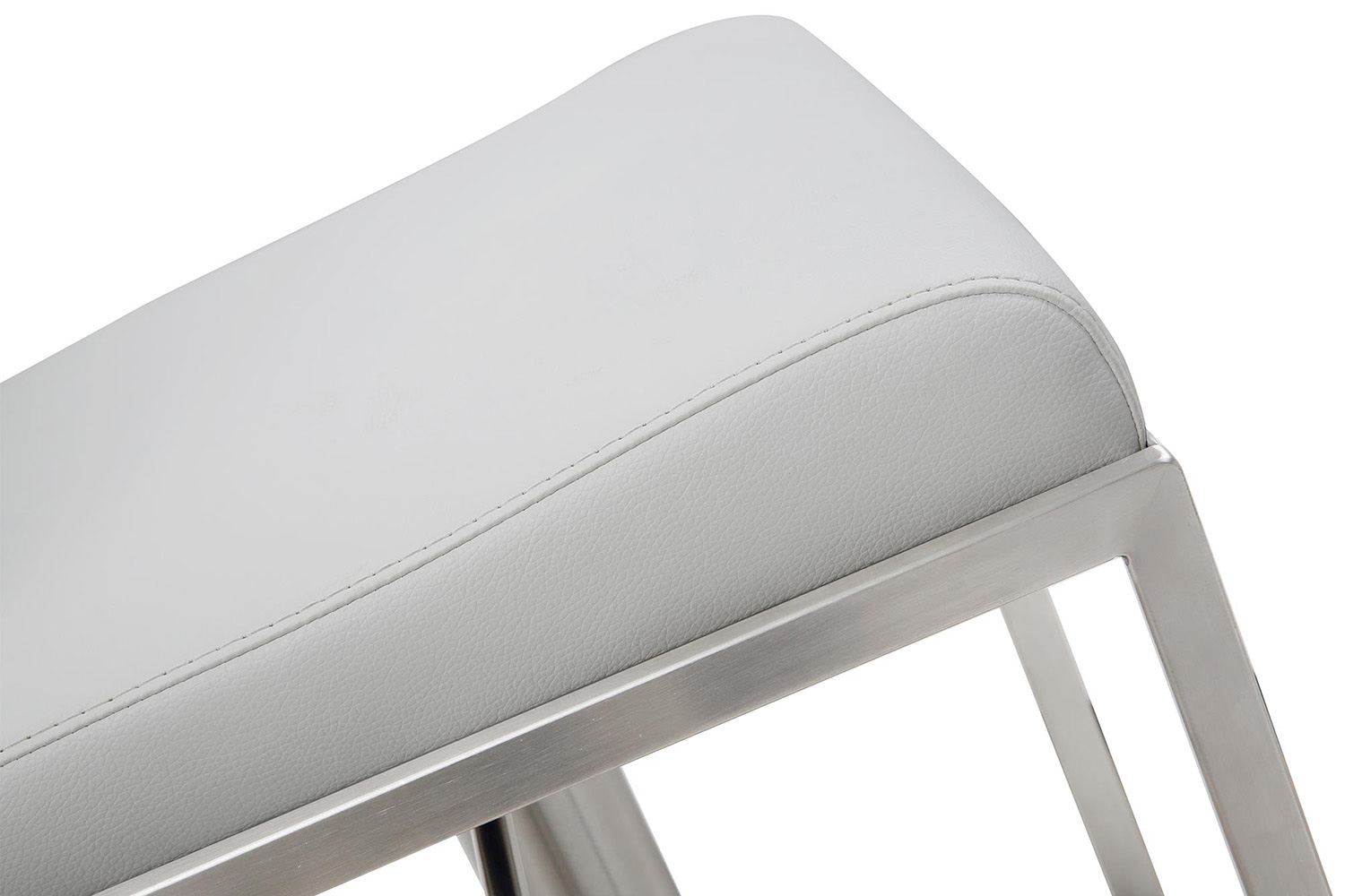 Whiteline Clay Barstool - White