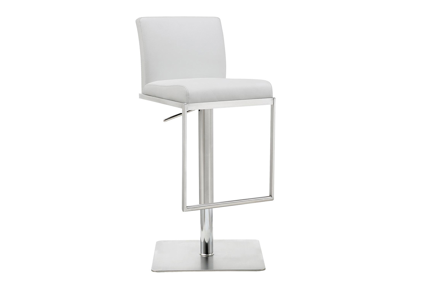 Whiteline Clay Barstool - White