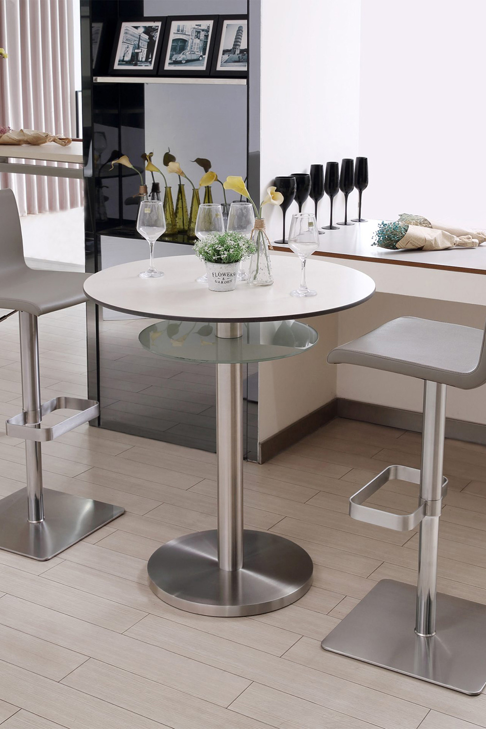 Whiteline™ Watson Barstool - Light Gray