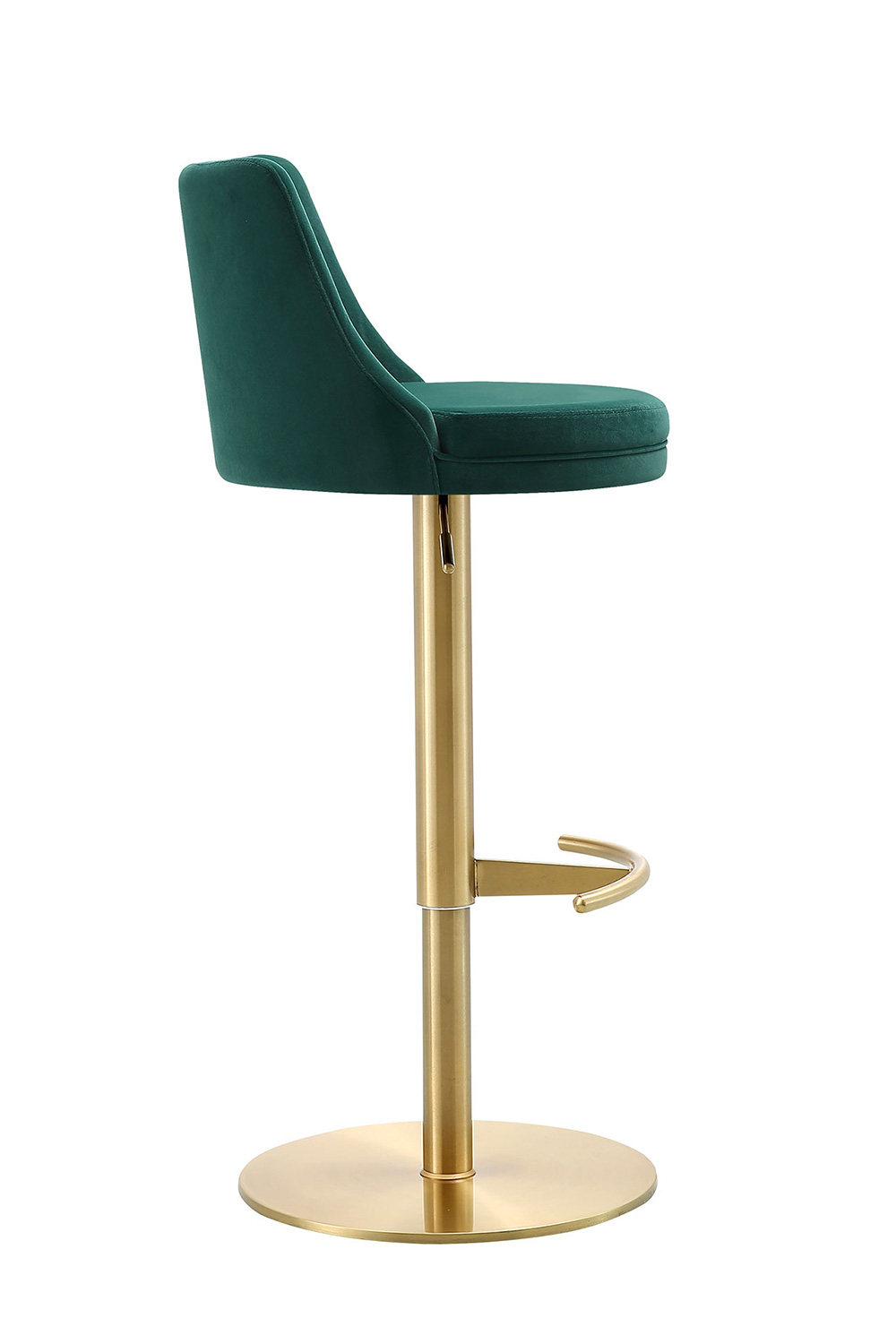 Whiteline Carter Barstool - Green/Gold