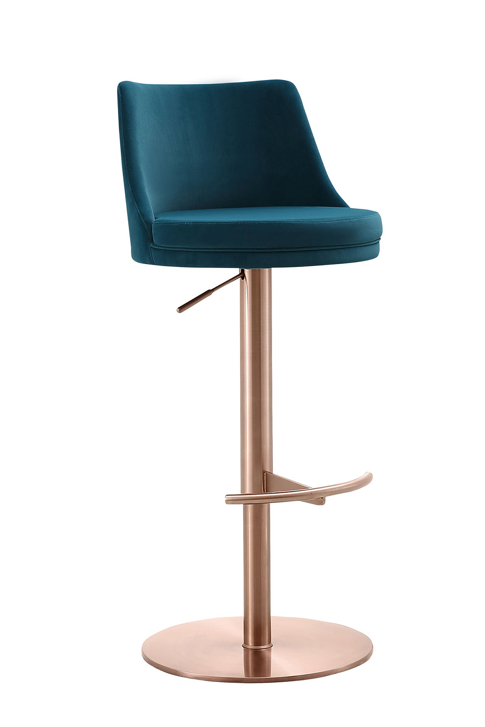 Whiteline Carter Barstool - Blue/Rose/Gold