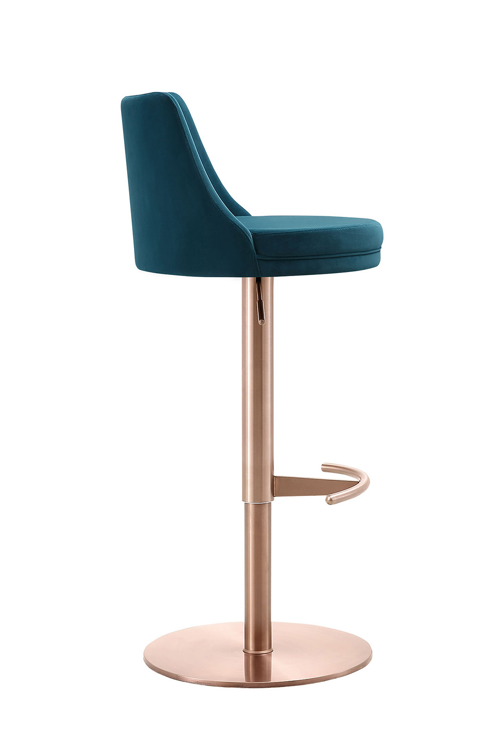 Whiteline Carter Barstool - Blue/Rose/Gold