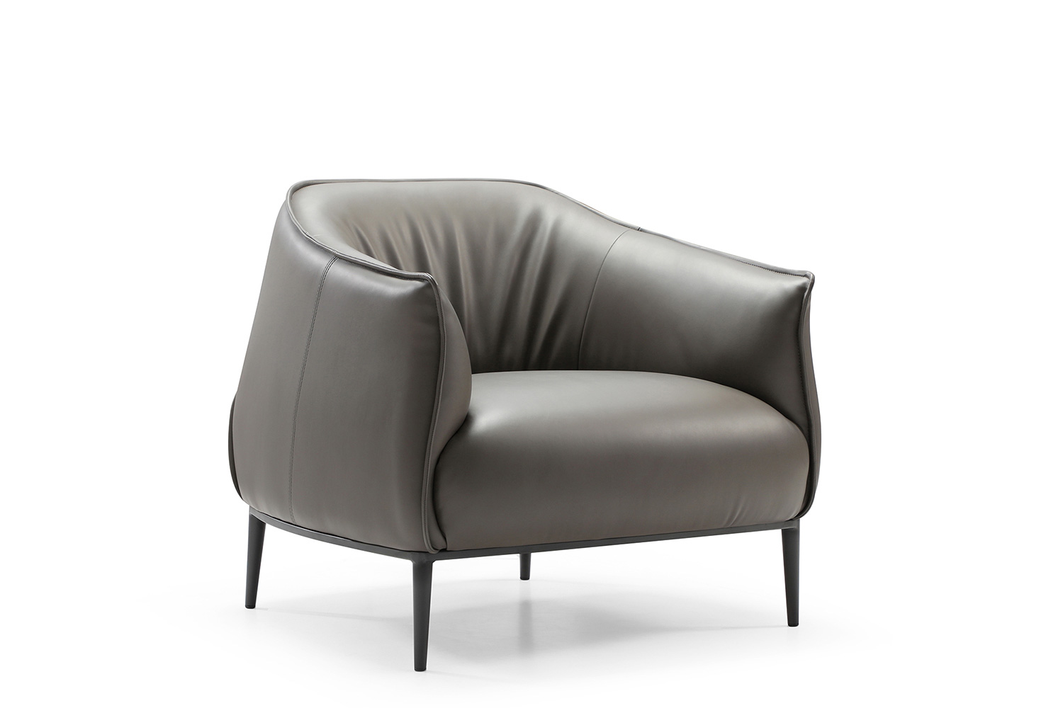 Whiteline Benbow Leisure Chair - Dark Gray