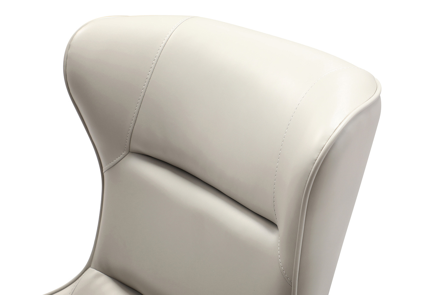 Whiteline Wyatt Leisure Chair - Light Gray