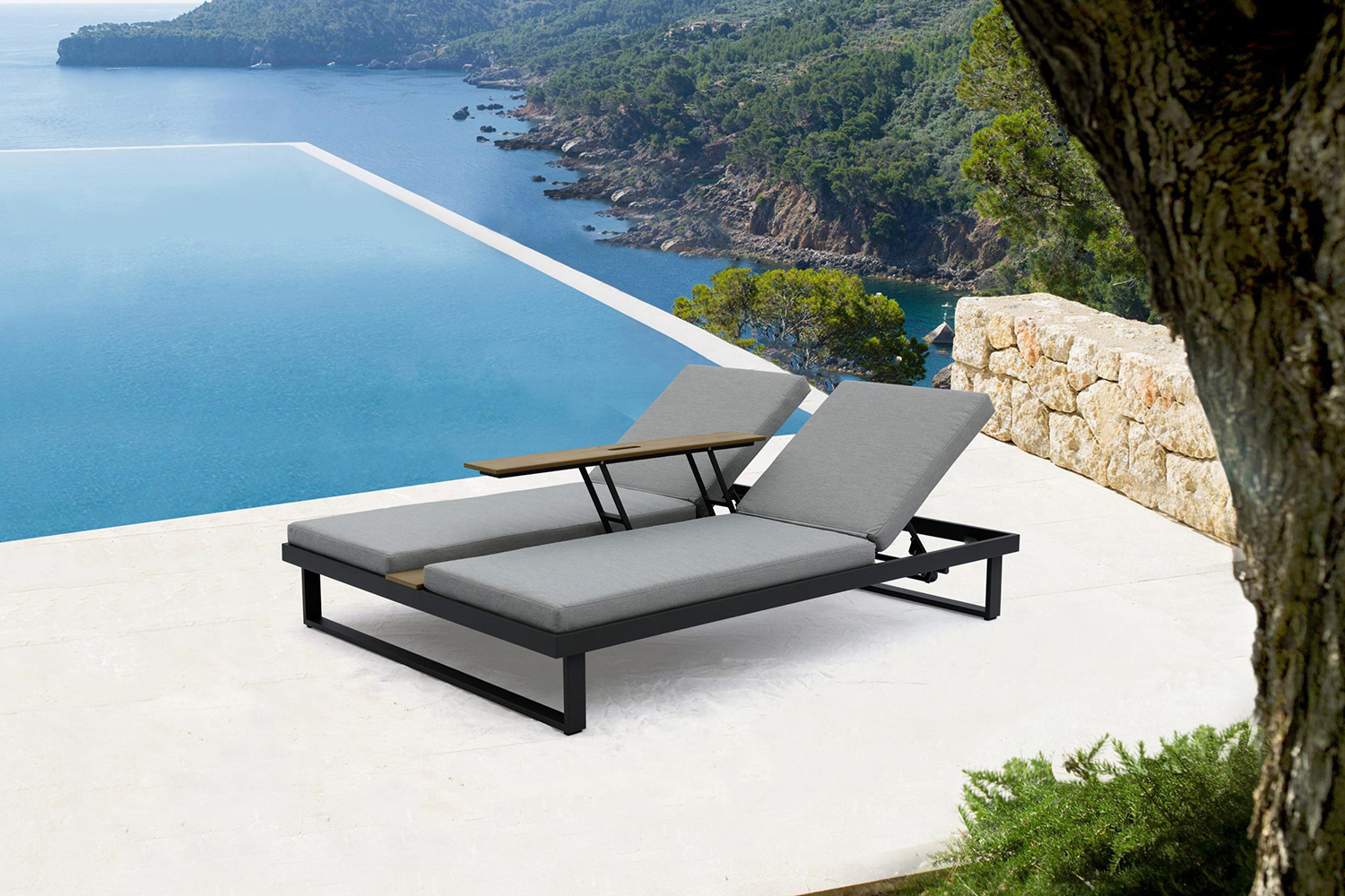 Whiteline - Sandy Double Lounge Chair