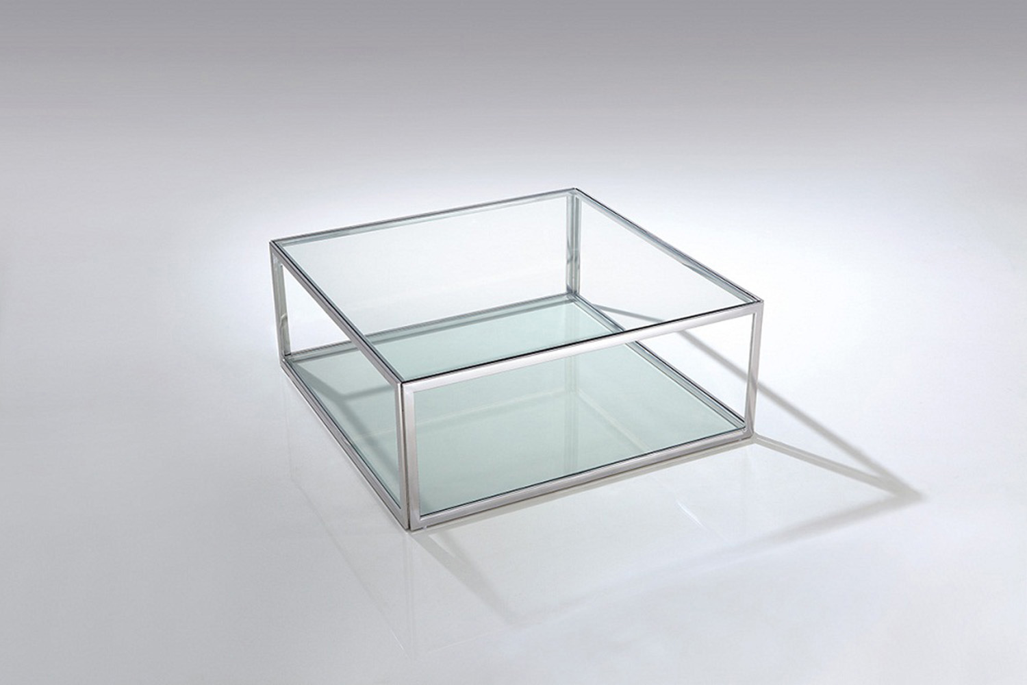 Whiteline - Magnolia Coffee Table in Clear