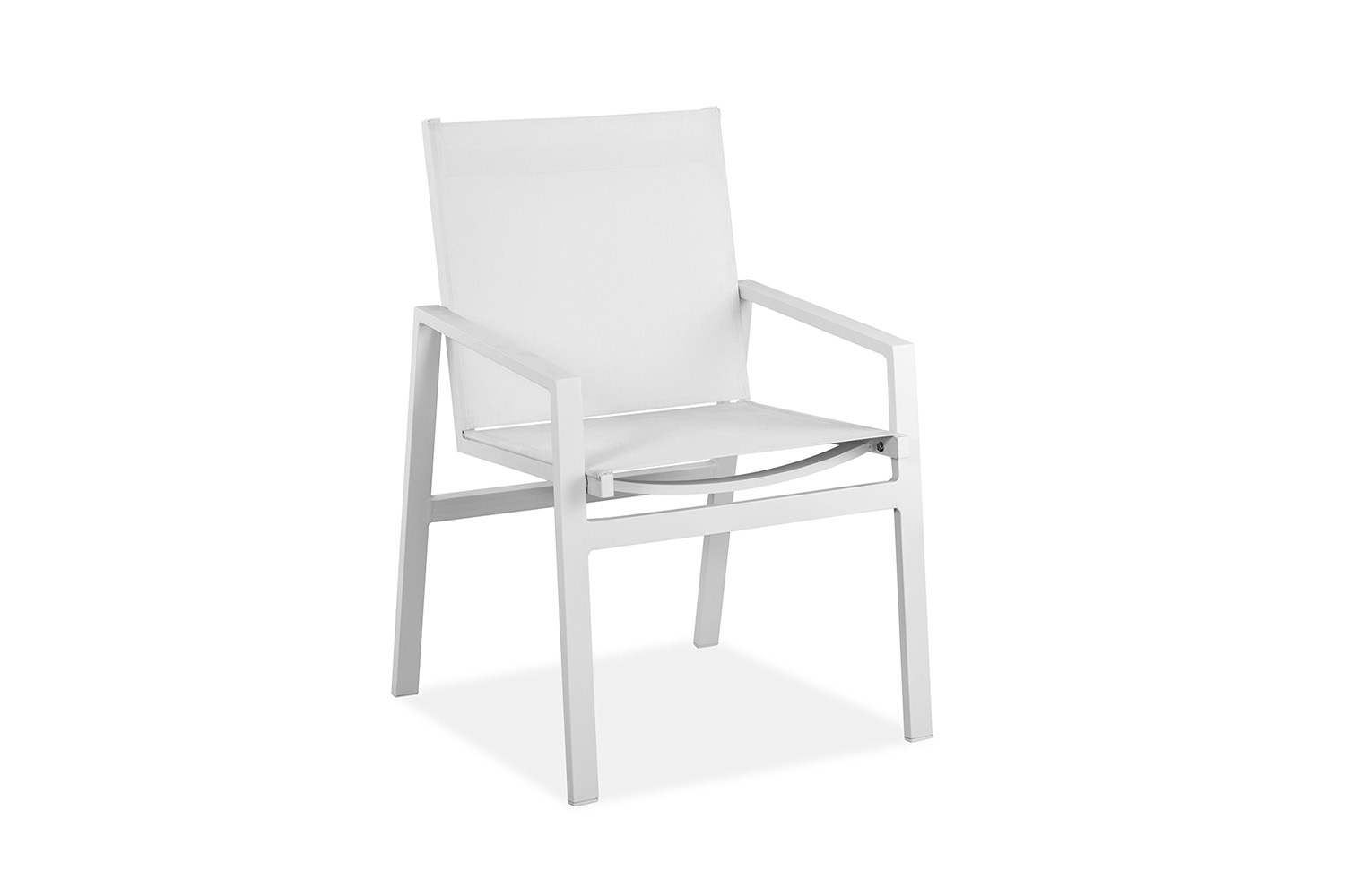 Whiteline - Rio Outdoor Dining Armchair in White