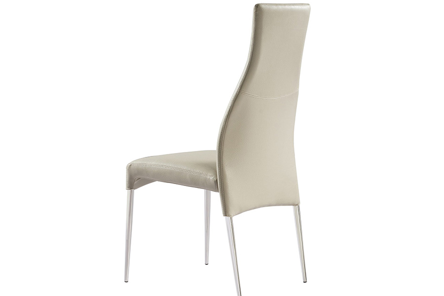 Whiteline - Curtis Dining Chair in Taupe