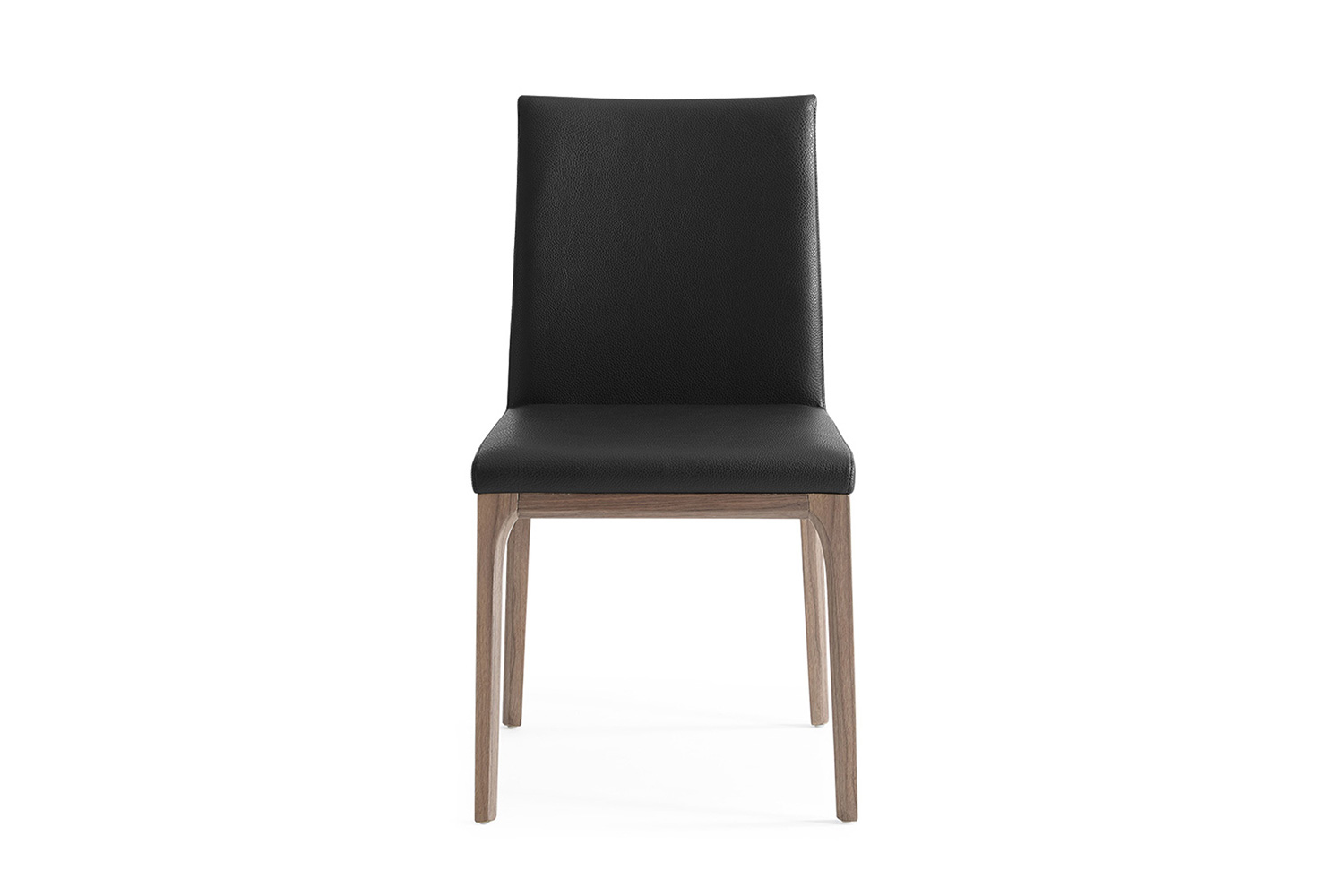 Whiteline Stella Dining Chair - Walnut/Black