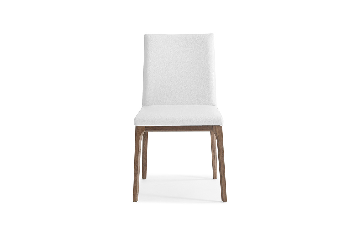 Whiteline Stella Dining Chair - Walnut/White