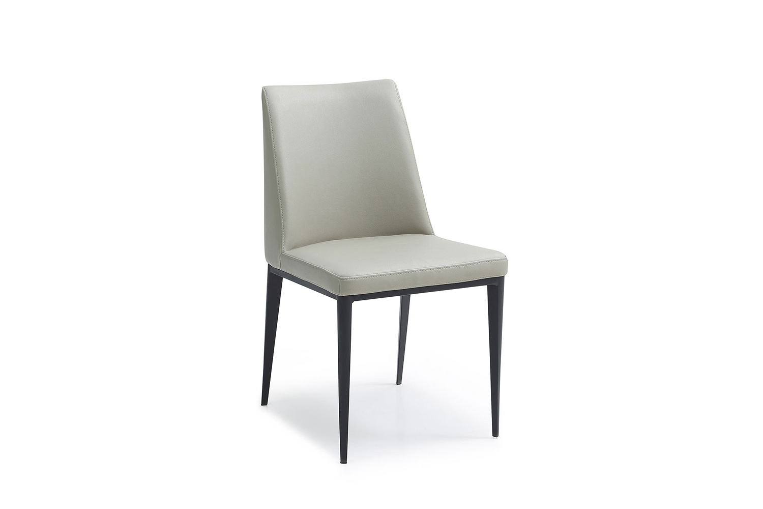 Whiteline Carrie Dining Chair - Light Gray