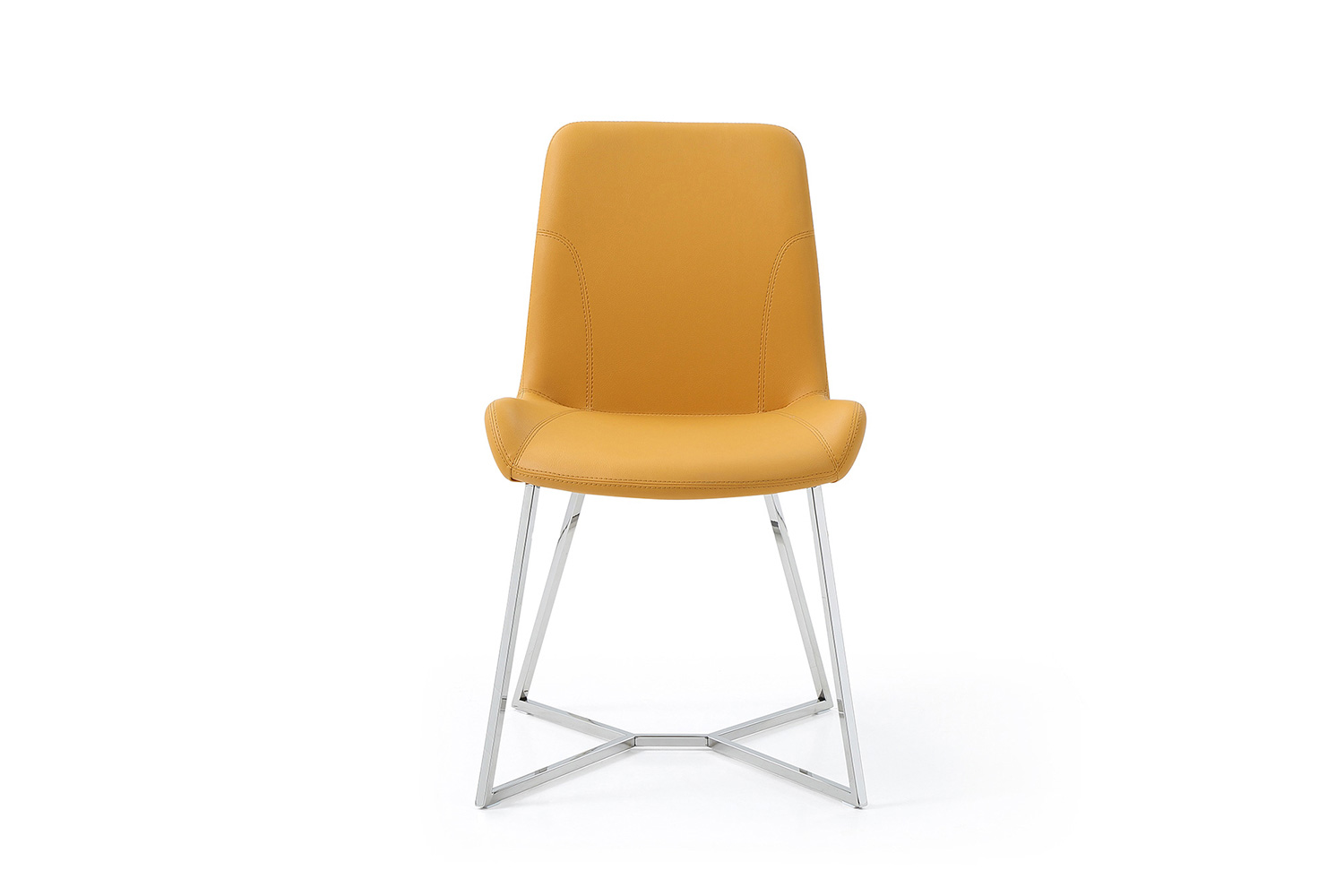 Whiteline Aileen Dining Chair - Yellow