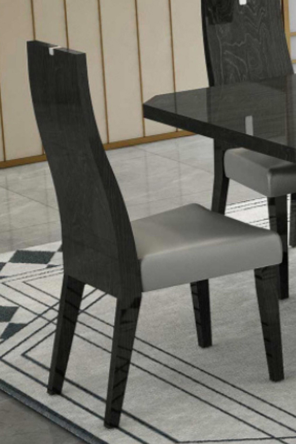 Whiteline - Los Angeles Dining Chair in Gray