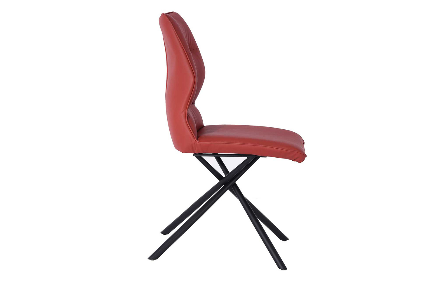 Whiteline Marlon Dining Chair - Burgundy