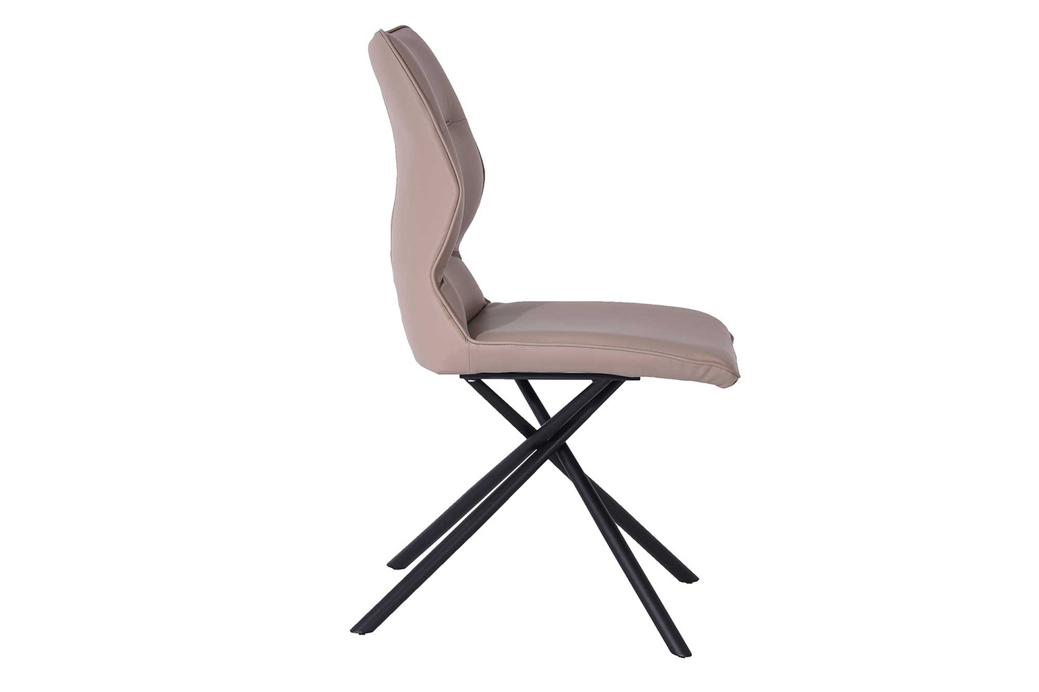 Whiteline Marlon Dining Chair - Taupe