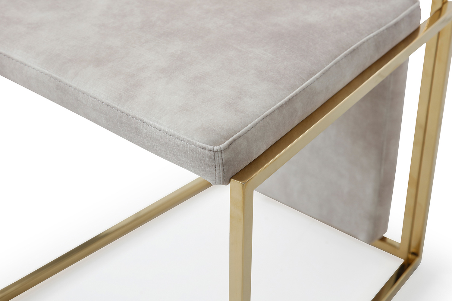 Whiteline - Sumo Dining Chair in Gold