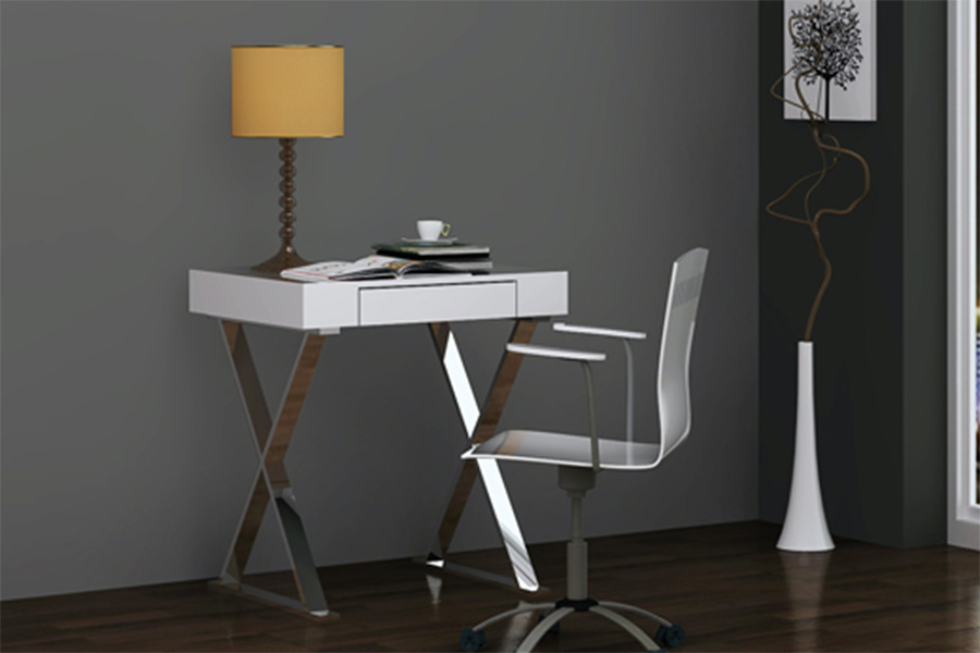 Whiteline™ Elm Desk Small - White