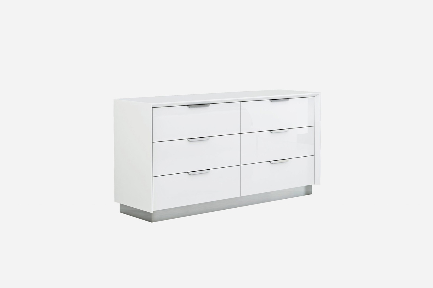 Whiteline Navi Double Dresser - White