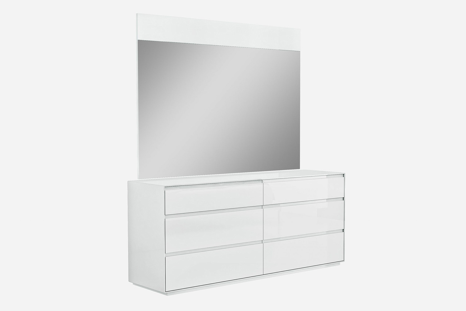 Whiteline - Malibu Double Dresser in White