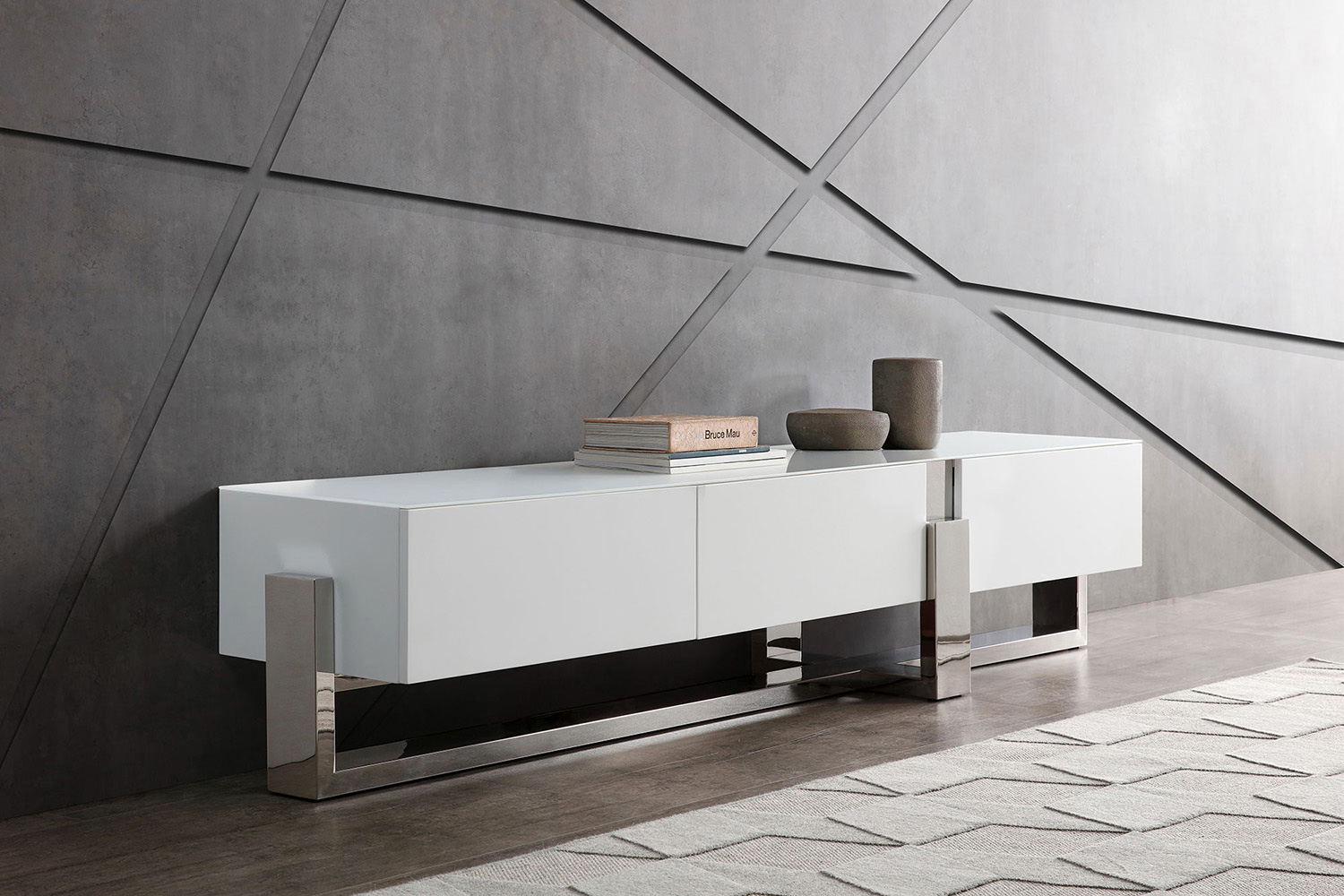 Whiteline - Blake TV Unit in White