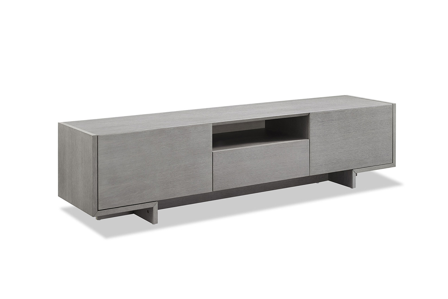 Whiteline Noah TV Unit - Gray Oak