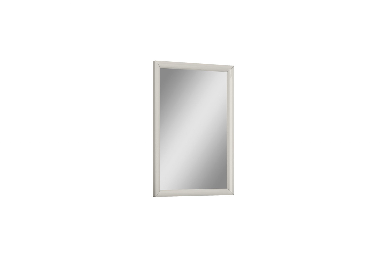 Whiteline - Pino Rectangular Mirror in Light Gray