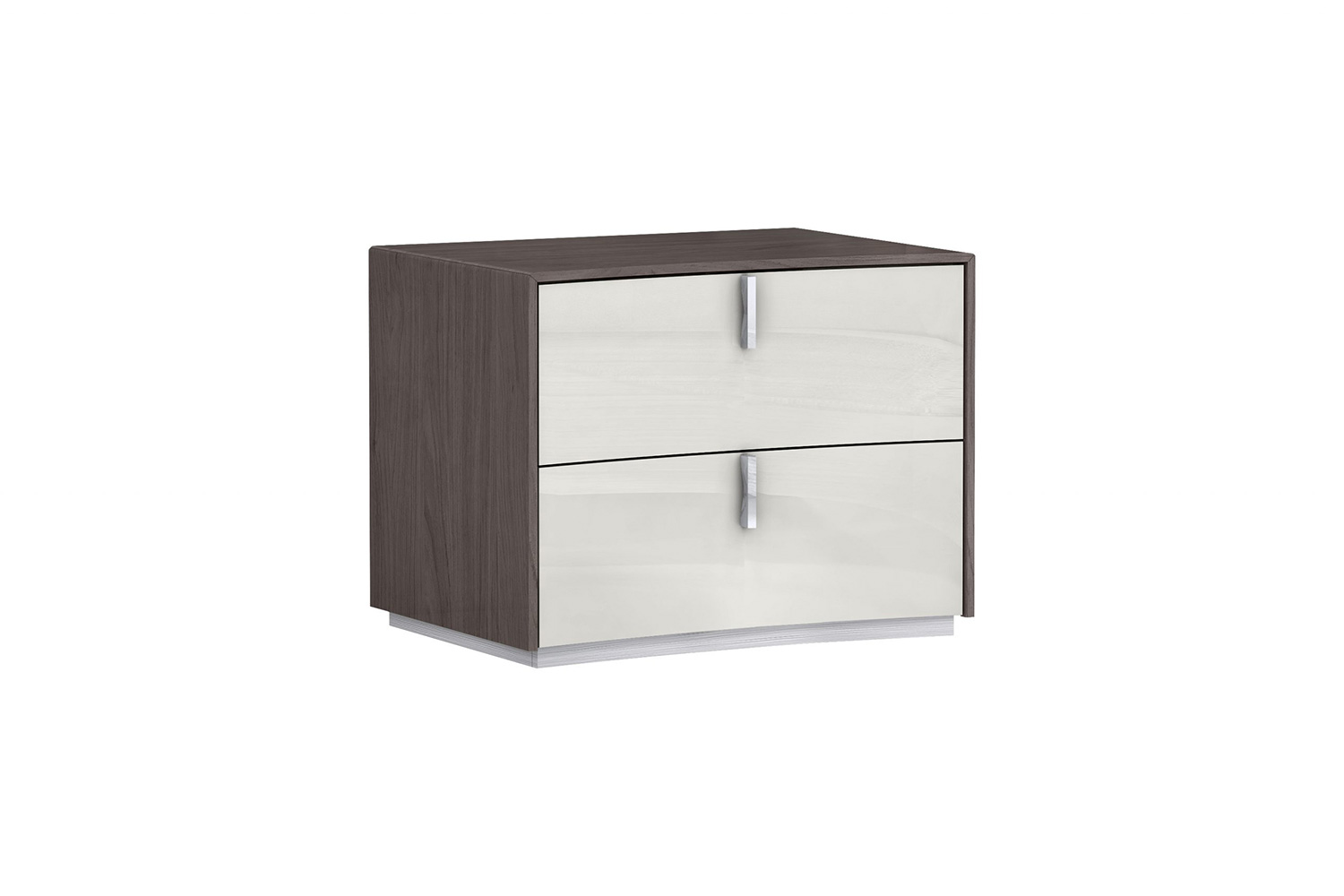 Whiteline - Berlin Nightstand in Gray