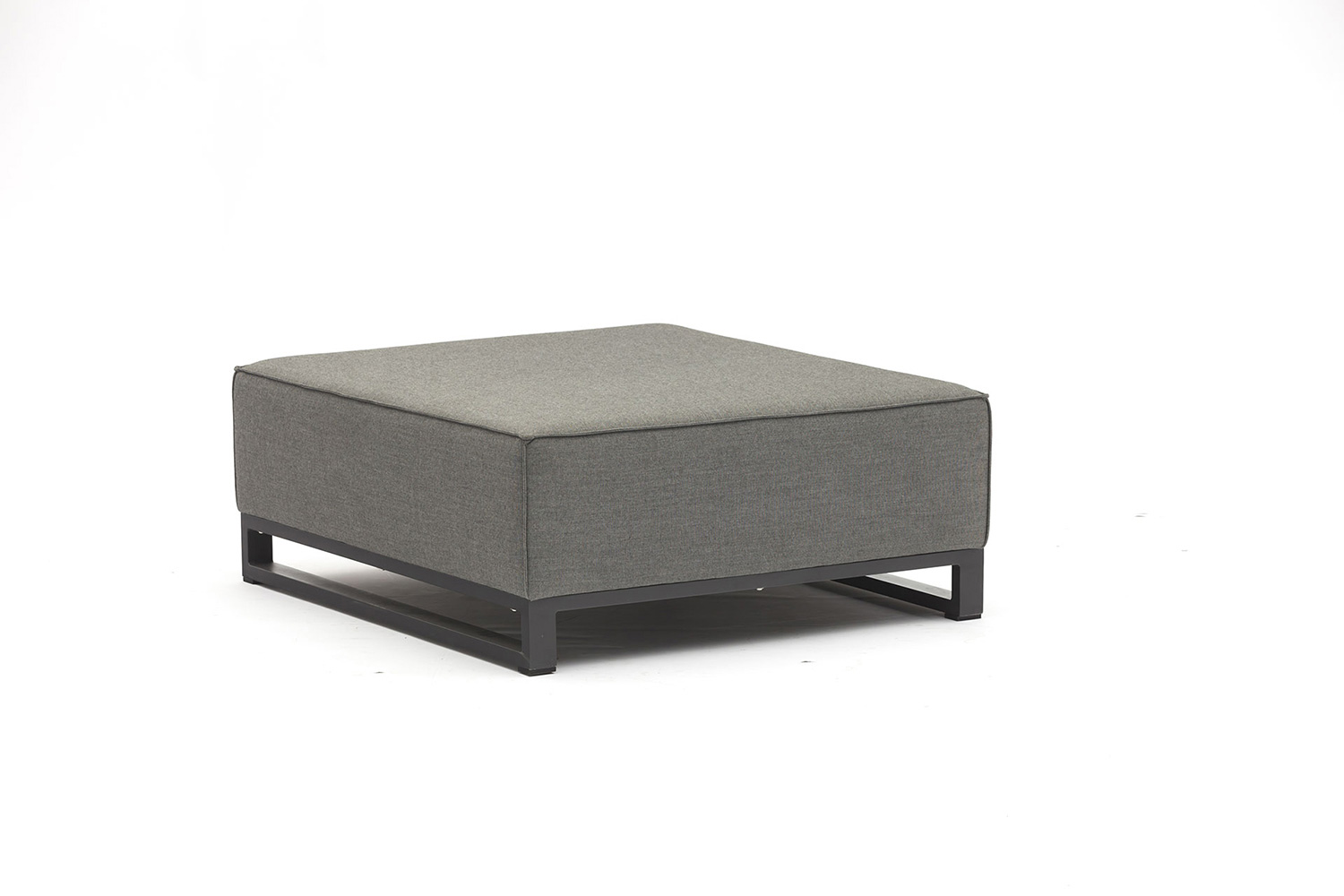 Whiteline - Sensation Ottoman in Gray