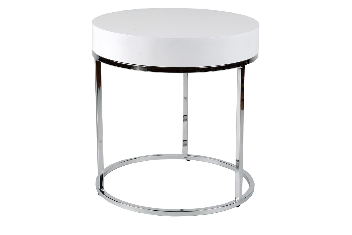 Whiteline - Mog Side Table