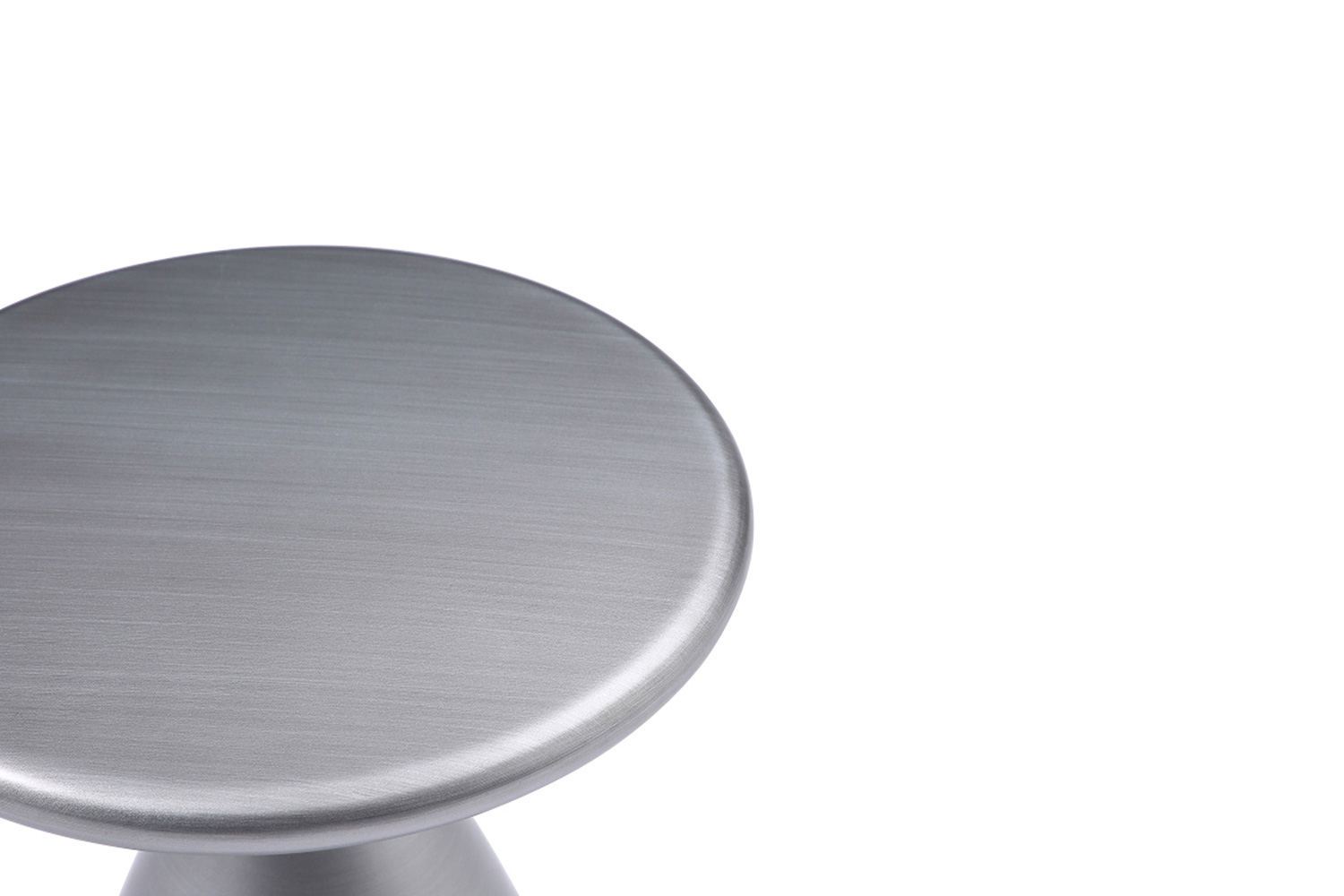 Whiteline Ayla Side Table - Silver