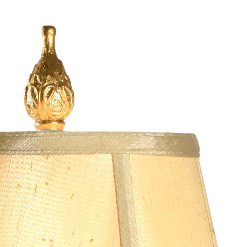 Wildwood - Floating Ball Lamp in Antique Gold Patina, Composite