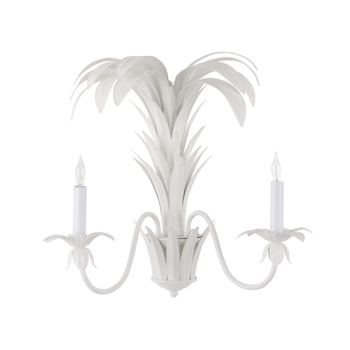 Whiteline Fontana 2 Arm Sconce in Antique White