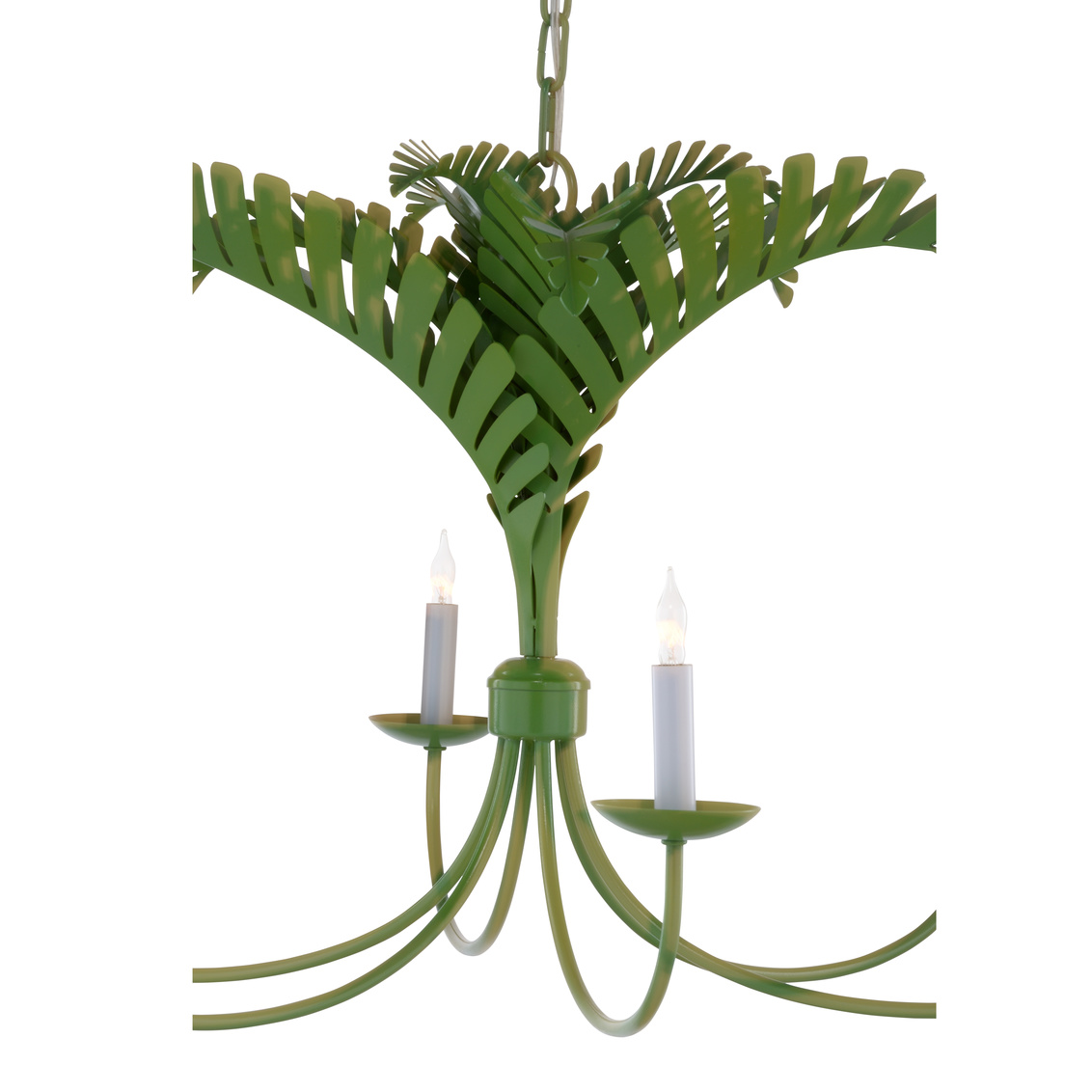 Wildwood Royal Palm Chandelier - Green