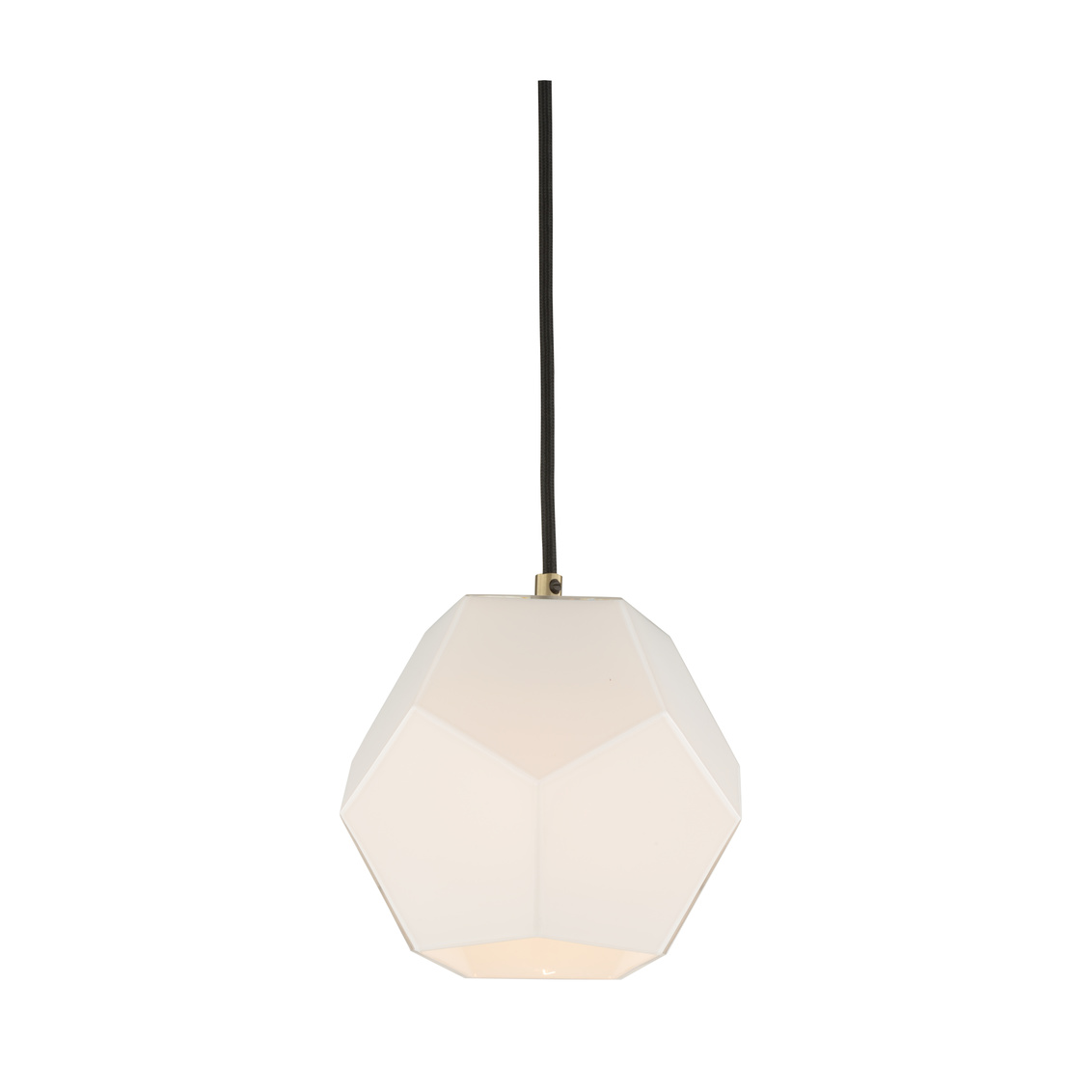 Wildwood - Indicus Pendant in Antique Brass/Black/White, Metal