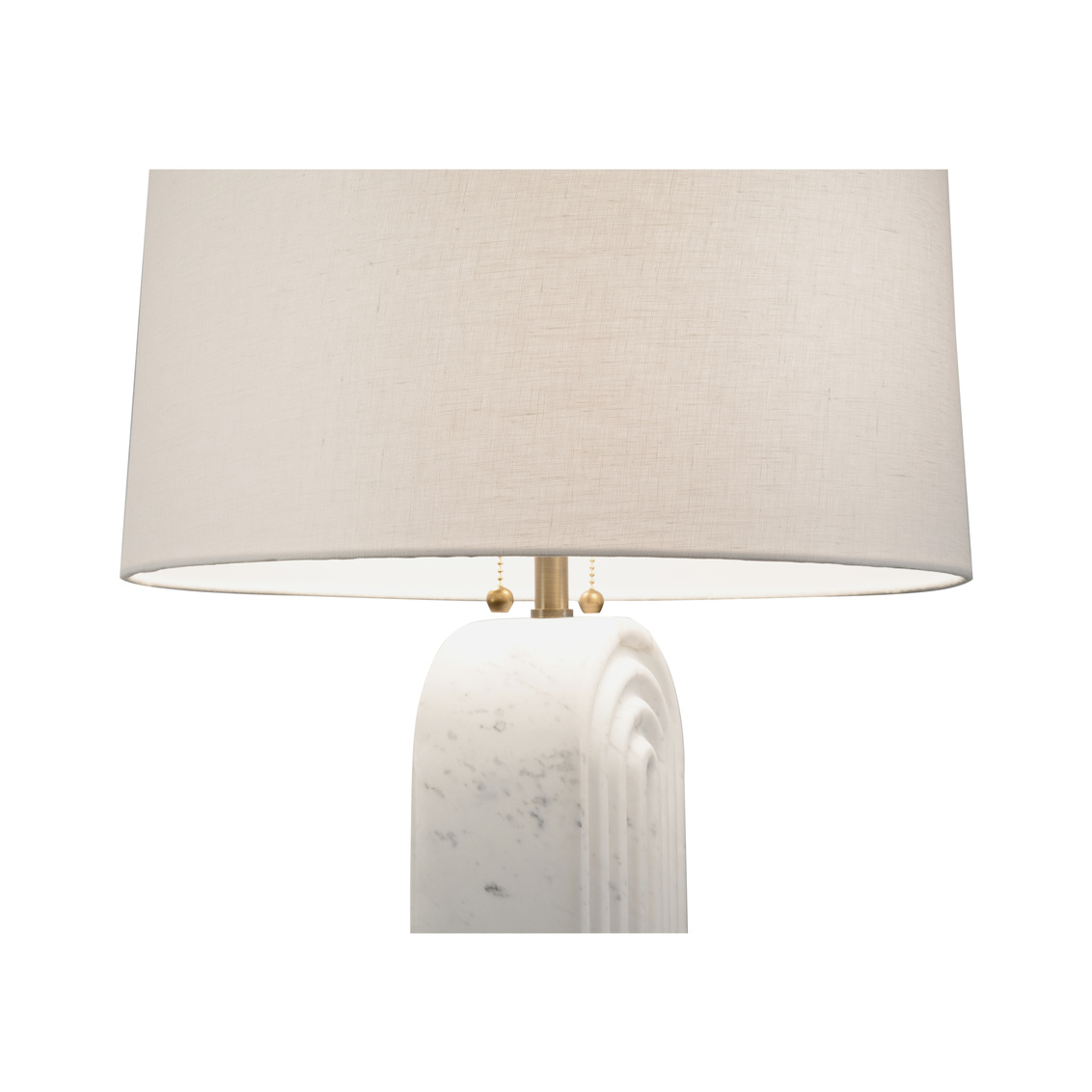 Wildwood - Lyssy Lamp in Natural White/Coffee Bronze, Marble