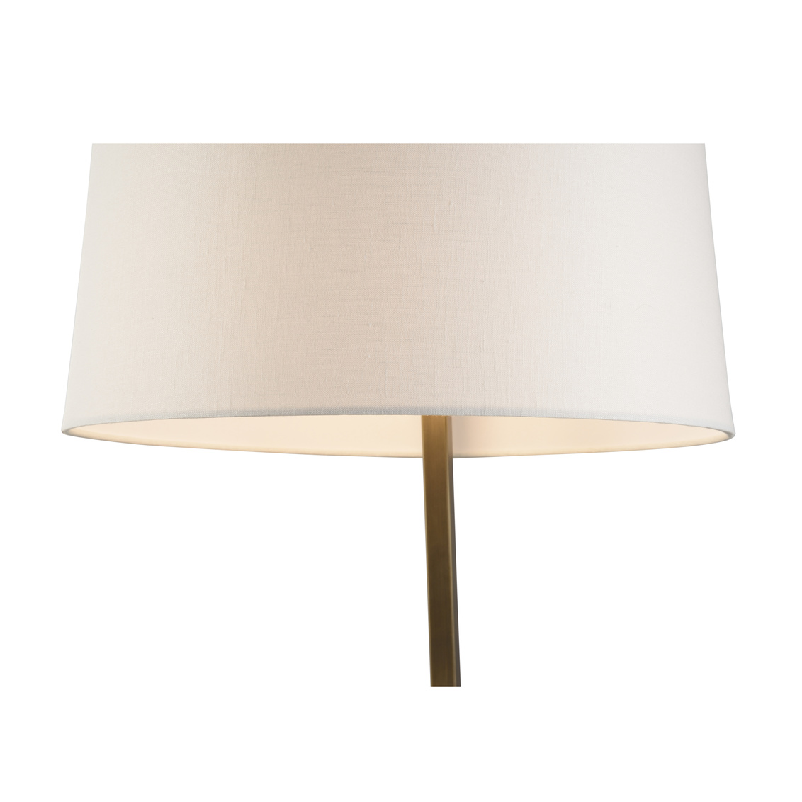 Wildwood - Elgin Lamp in Antique Brass/Natural White, Metal