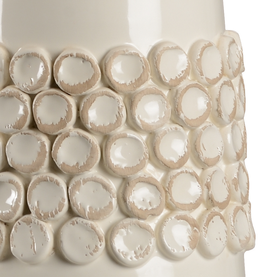 Wildwood - Tivoli Lamp in Aged Cream Glaze, Small