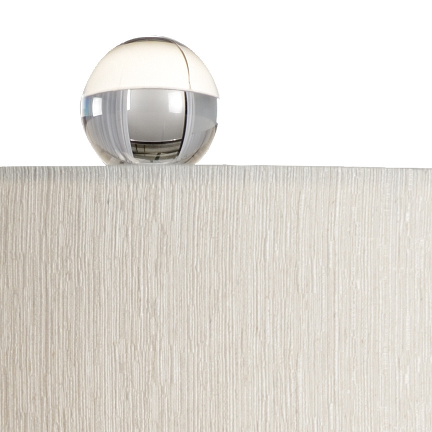 Wildwood - Giovanni Lamp in White/Taupe