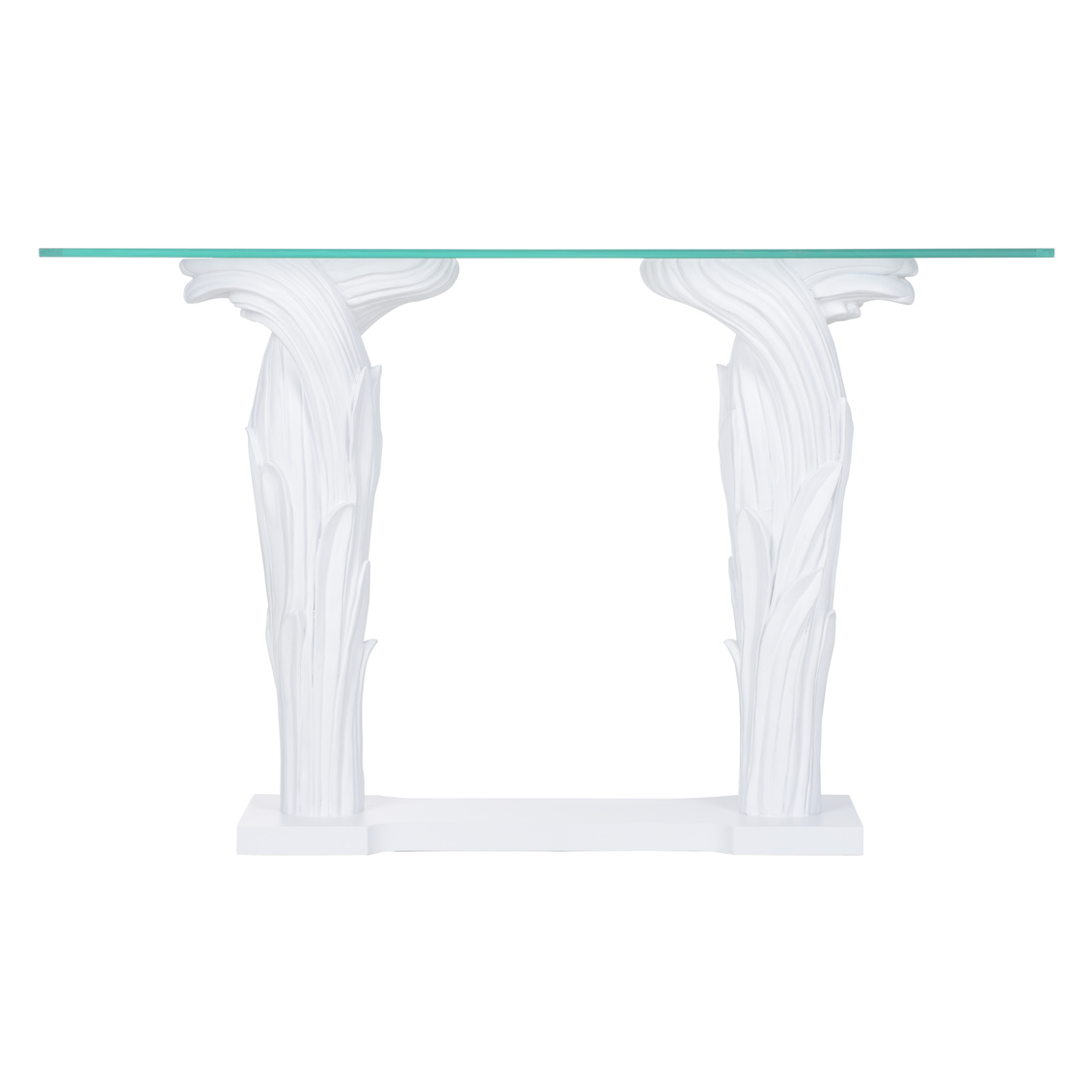 Wildwood - Fontana Flair Console in White/Clear, Small