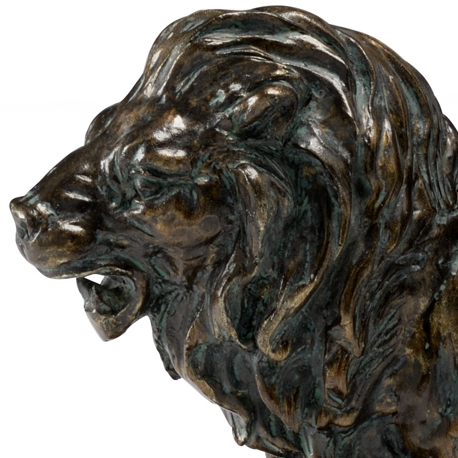 Wildwood - Lioncrest Bookends (Pr) in Bronze, Large