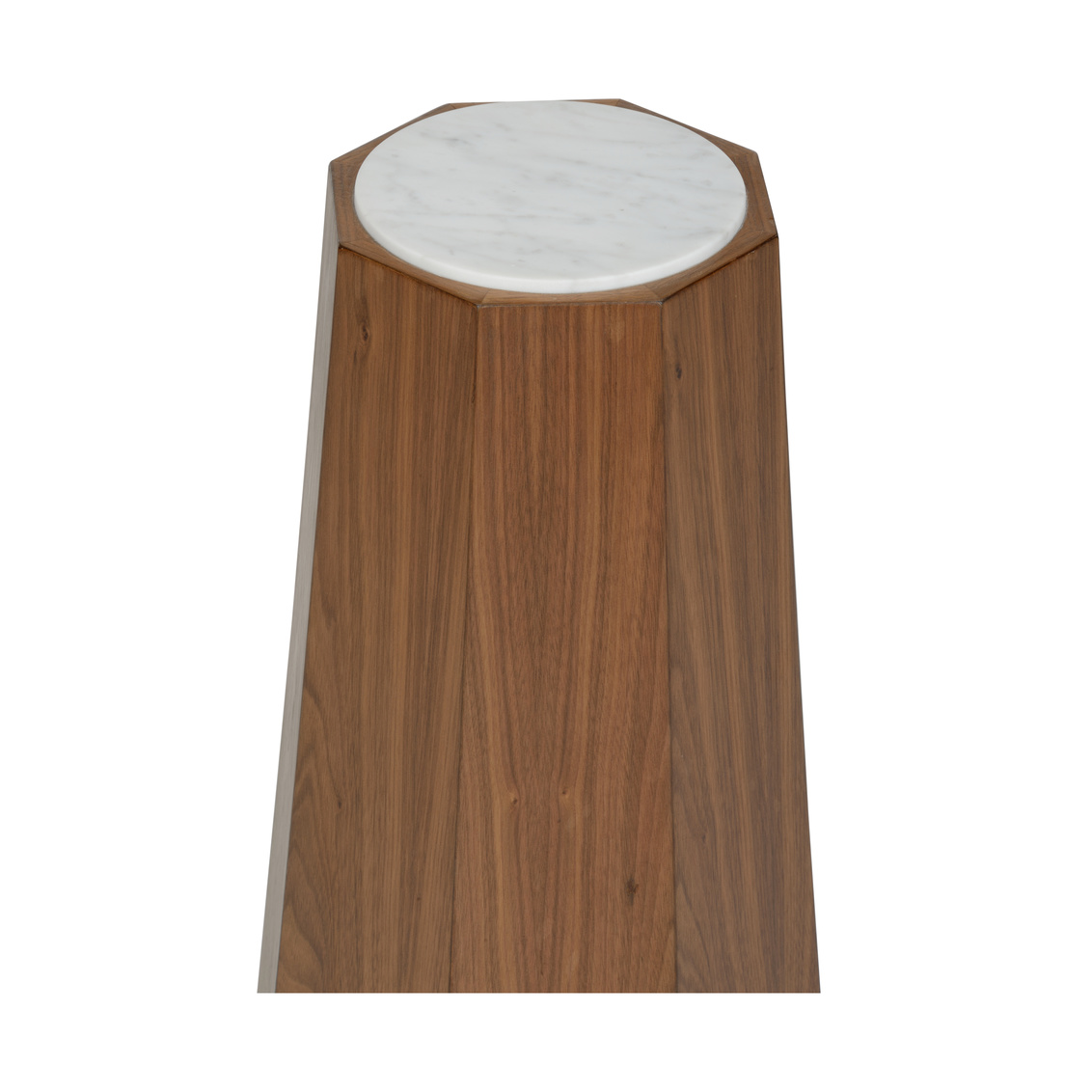 Wildwood - Laurence Accent Table in Walnut/Natural White, Wood