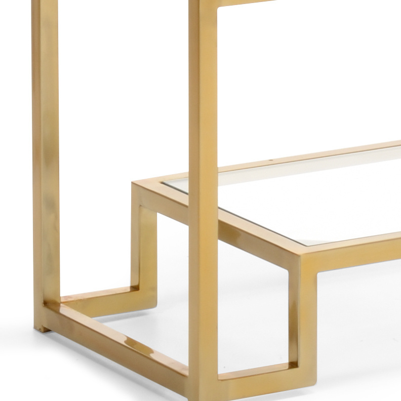 Wildwood - Hampton Shelf Unit  in Brass