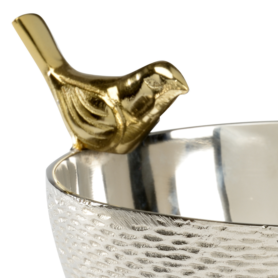 Wildwood Chirp Bowl - Polished Nickel/Polished Brass, Small