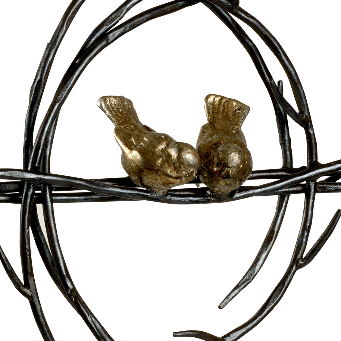 Wildwood - Roost Sculpture in Bronze/Champagne, Iron